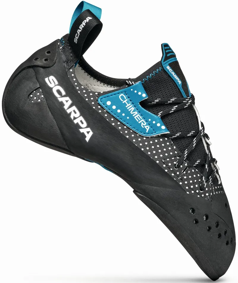 Scarpa Chimera Climbing Shoes - Black-White-Azure